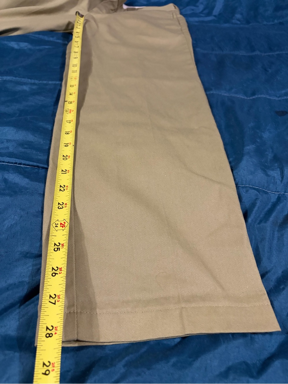 Dickies Men's Khaki Straight-Leg Chinos - Picture 7 of 8